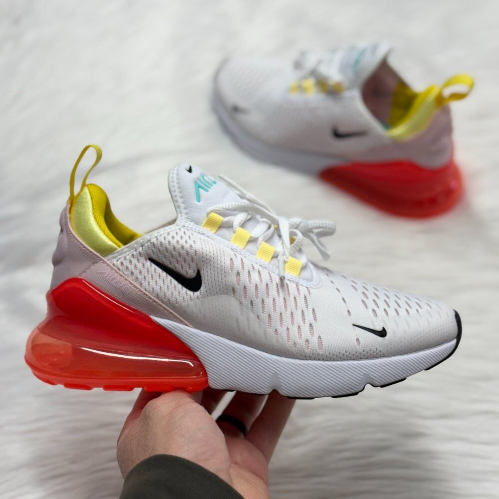 Nike Air Max 270 White Womens Running Shoes FZ3624-100 VNDS Sz 6